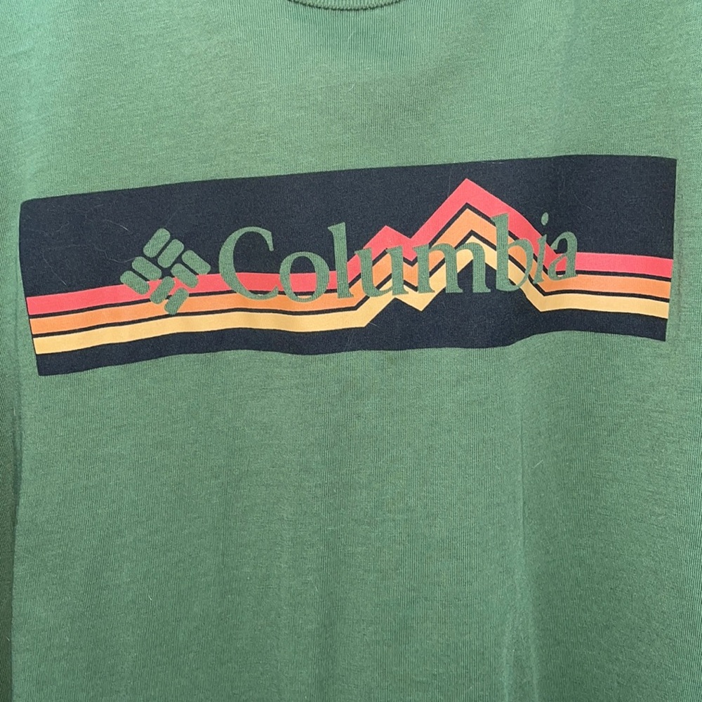 Green Columbia Tee Shirt